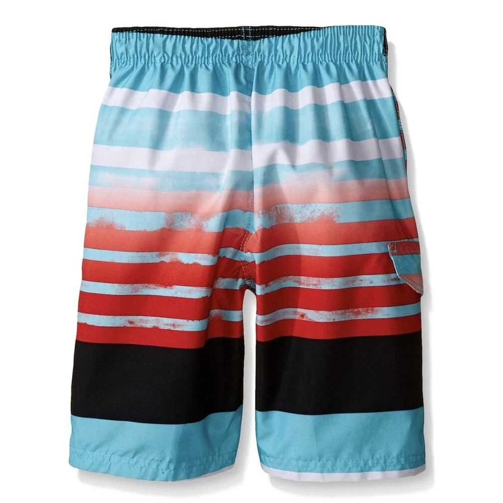 Kanu Surf Boys' Reflection‎ Quick Dry UPF 50+ Beach Swim Trunk Medium 10/12 NWT